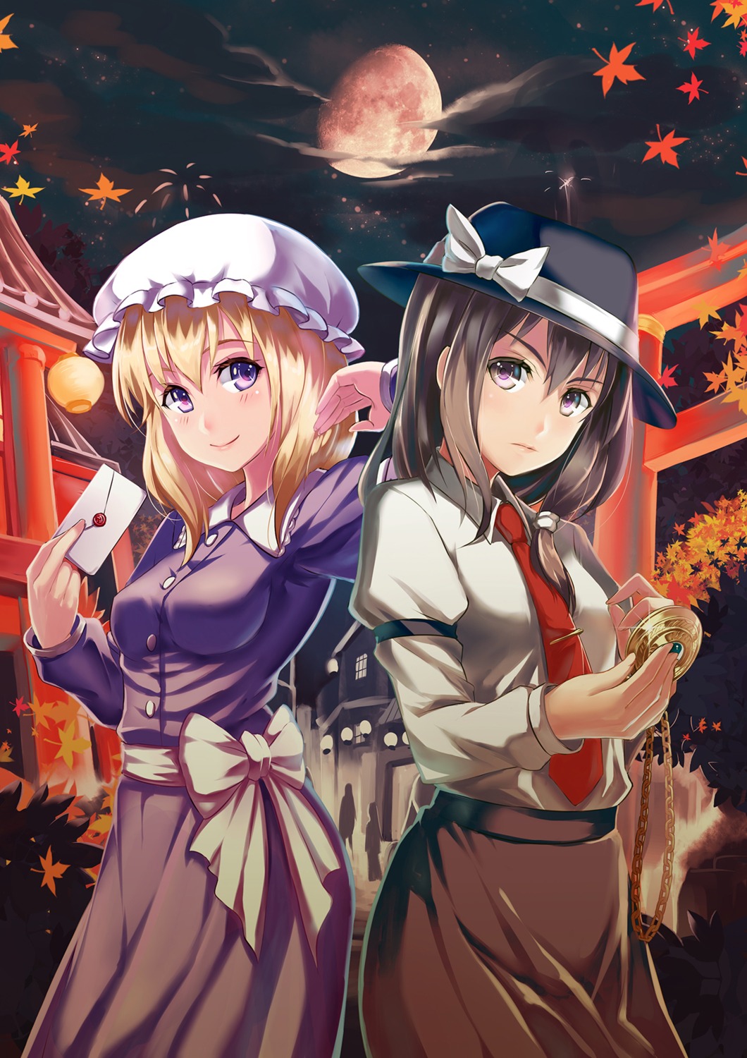 dress, iyokamioto, maribel_hearn, touhou, usami_renko
