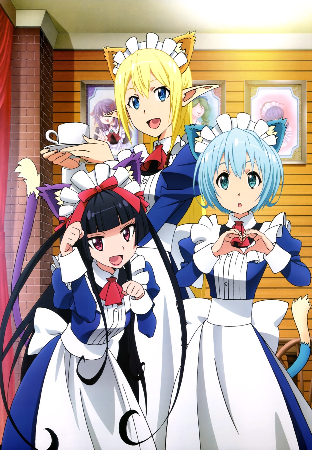 animal_ears, gate:_jieitai_kanochi_nite_kaku_tatakaeri, lelei_la_lelena, maid, nekomimi, pointy_ears, rory_mercury, tail, tuka_luna_marceau