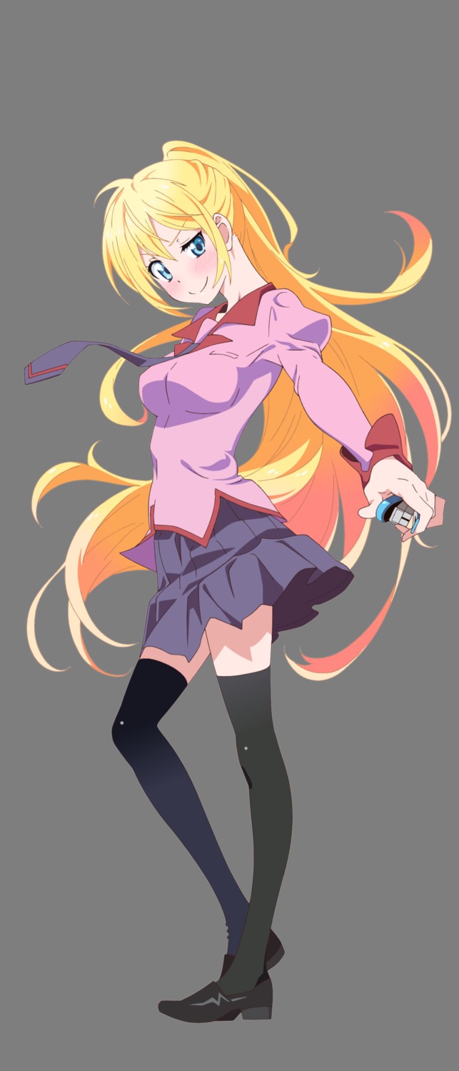 kirisaki_chitoge, nisekoi, seifuku, transparent_png