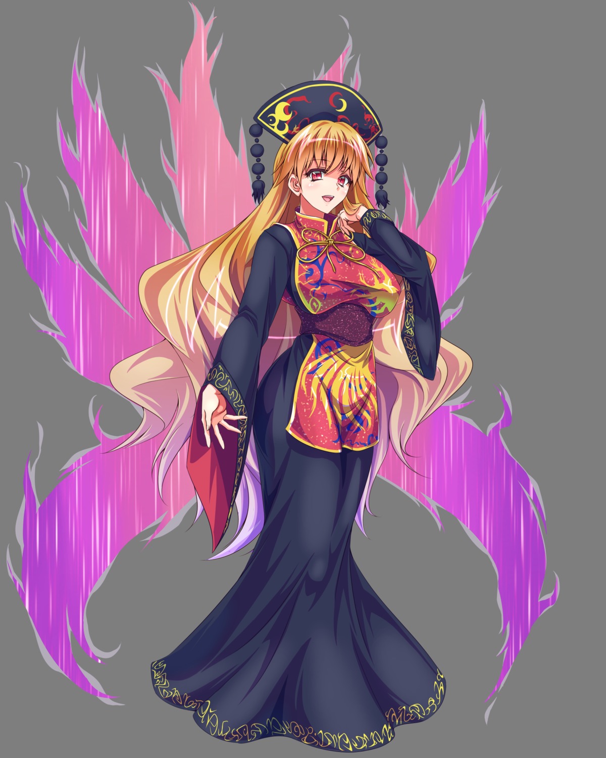 junko, touhou, transparent_png, zephid