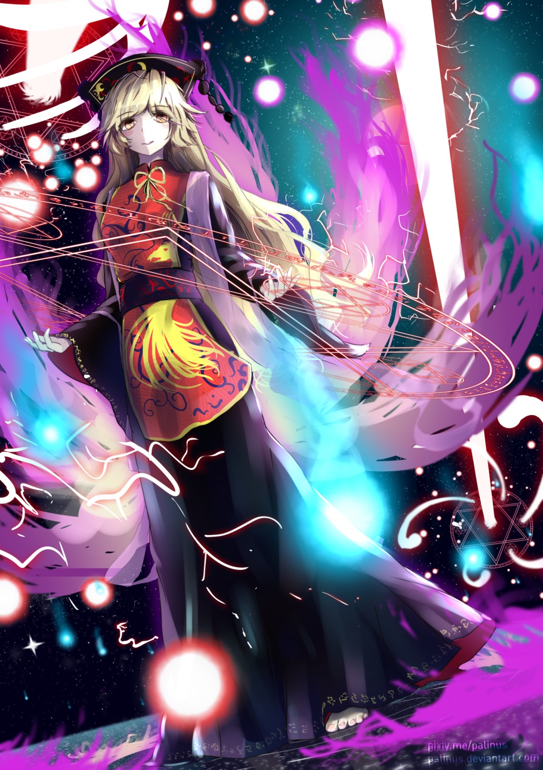 asian_clothes, junko, palinus, touhou