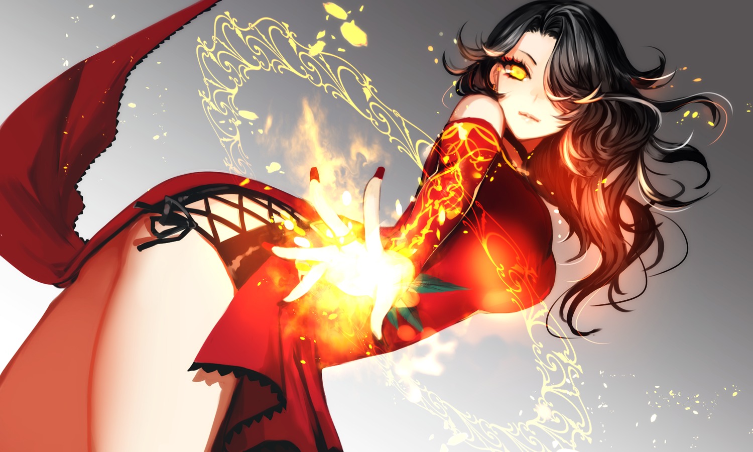 apt, cinder_fall, dress, rwby