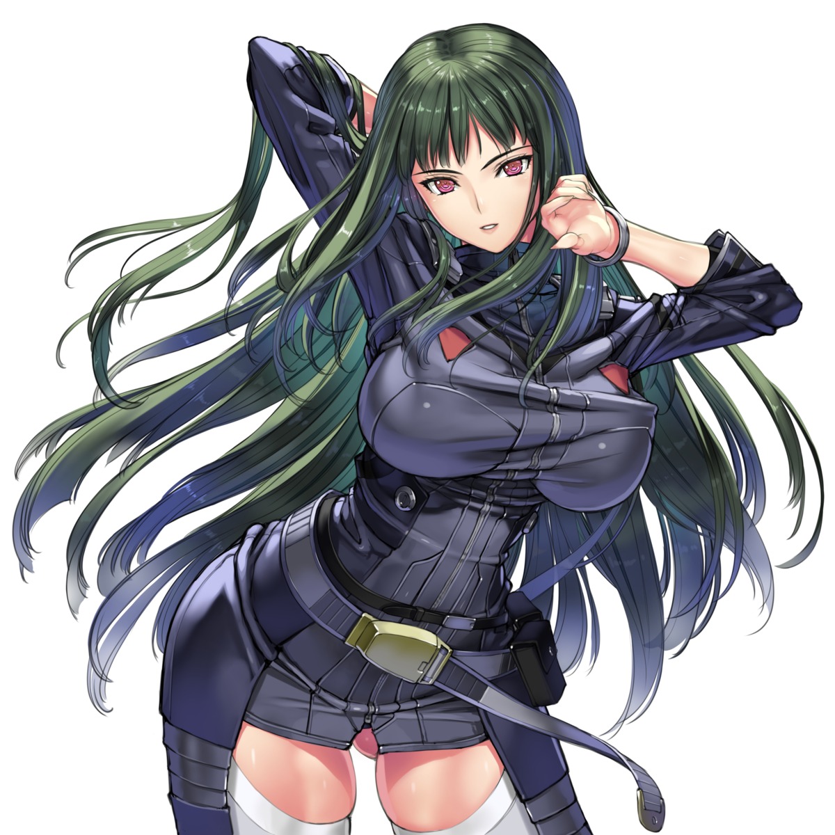 nakaba_reimei, thighhighs, uniform