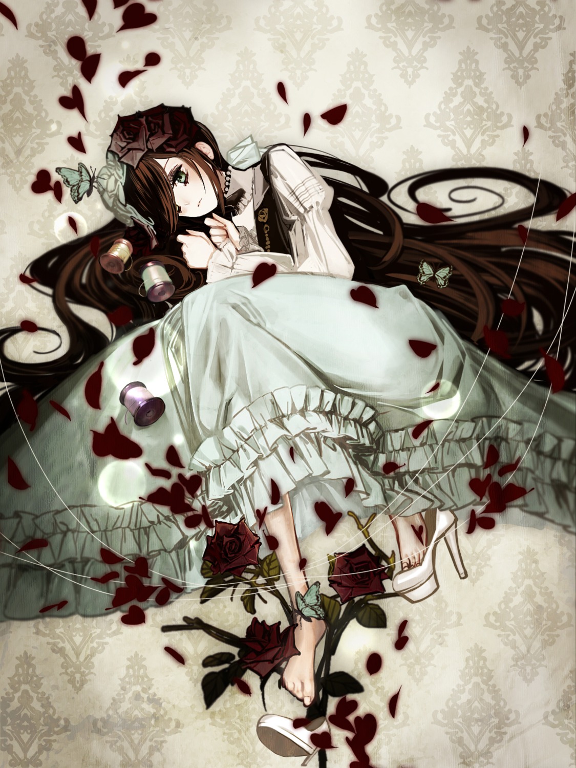 dress, heels, shikishima_(eiri)