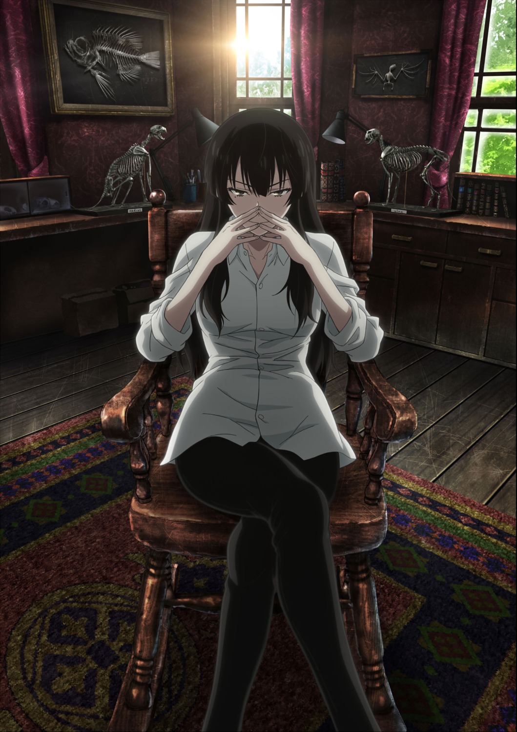 digital_version, dress_shirt, kujou_sakurako, sakurako-san_no_ashimoto_ni_wa_shitai_ga_umatteiru