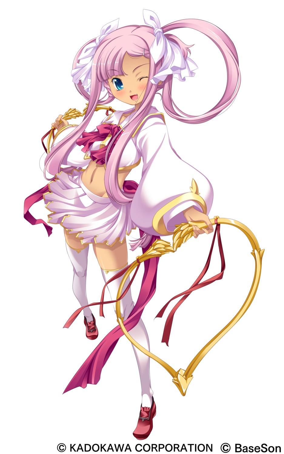 baseson, hikage_eiji, koihime_musou, sonshoukou, thighhighs