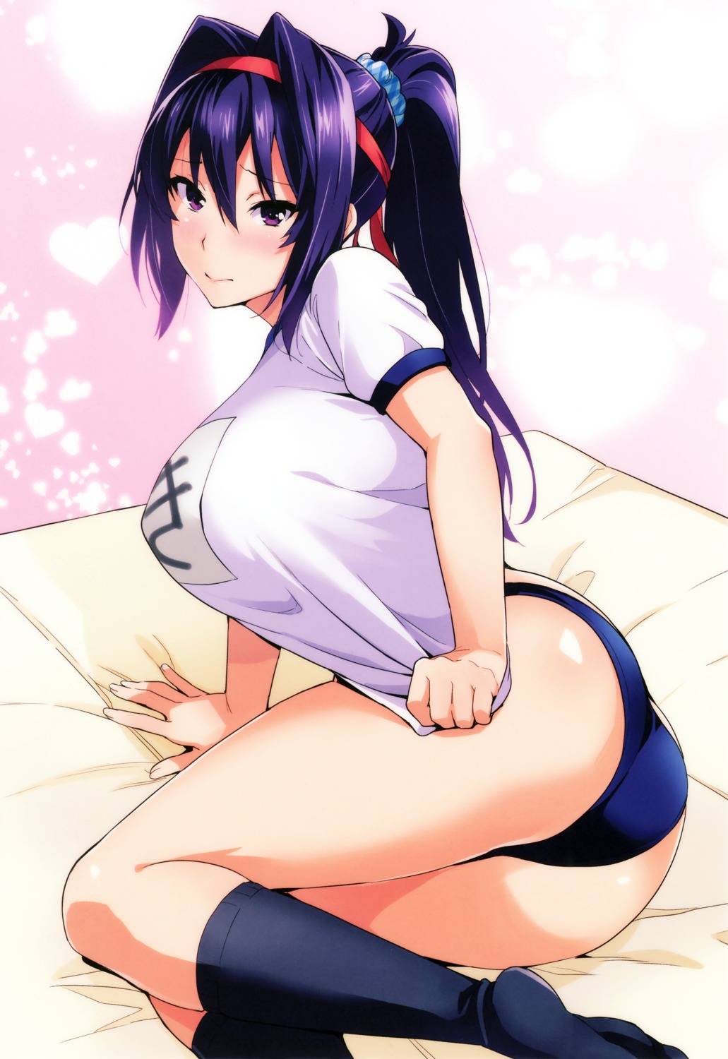 ass, buruma, gym_uniform, maken-ki!, nijou_aki, takeda_hiromitsu