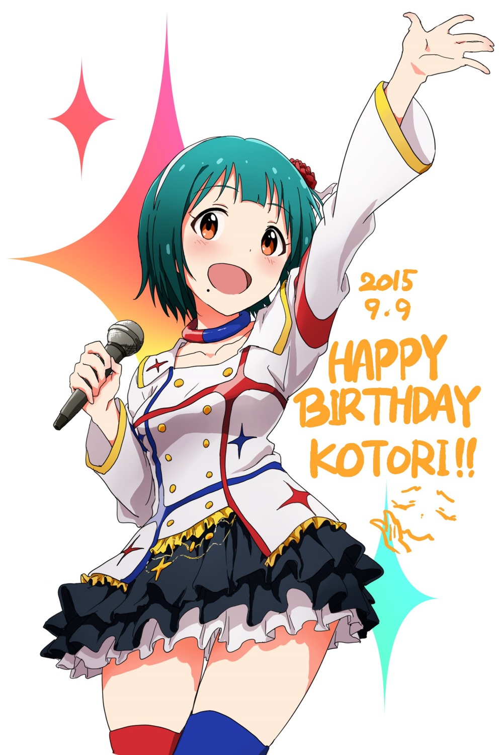 ayano_yuu, otonashi_kotori, the_idolm@ster, thighhighs