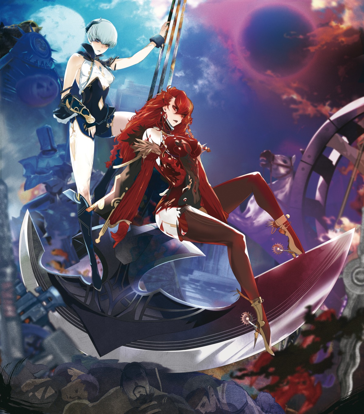 deception_iv:_the_nightmare_princess, heels, heterochromia, kagerou:_darkside_princess, koei_tecmo, laegrinna, maeda_hirotaka, pantyhose