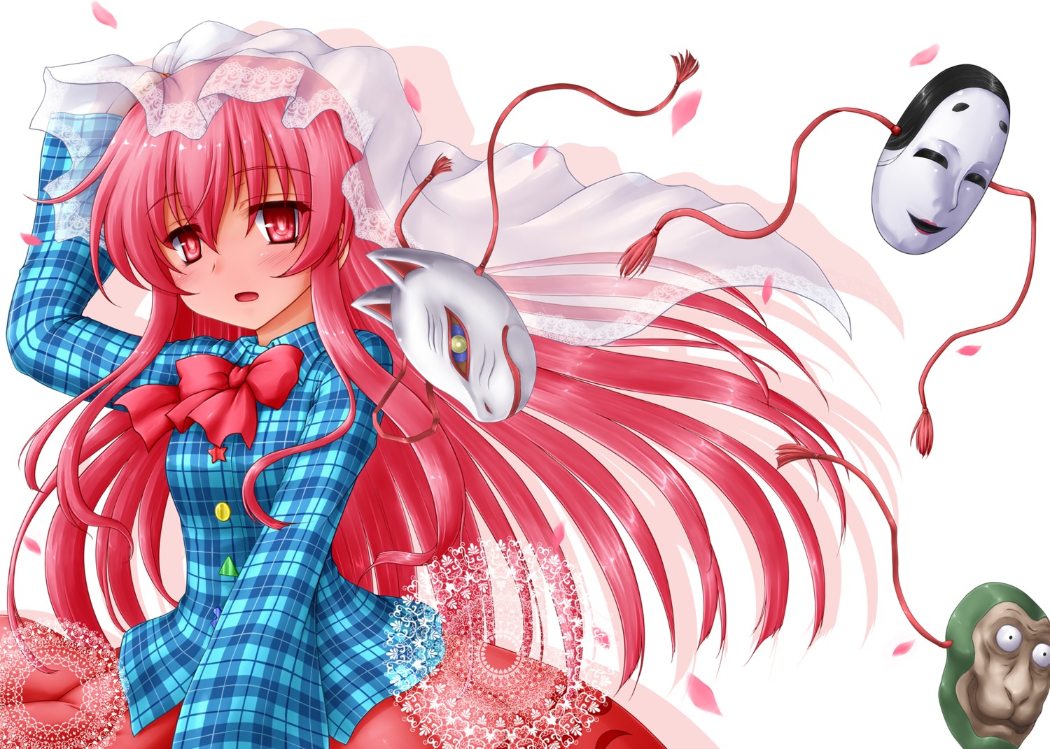 hata_no_kokoro, kotowari, touhou