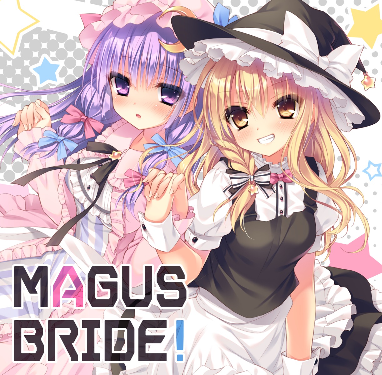 kirisame_marisa, patchouli_knowledge, rubi-sama, touhou, witch, wori