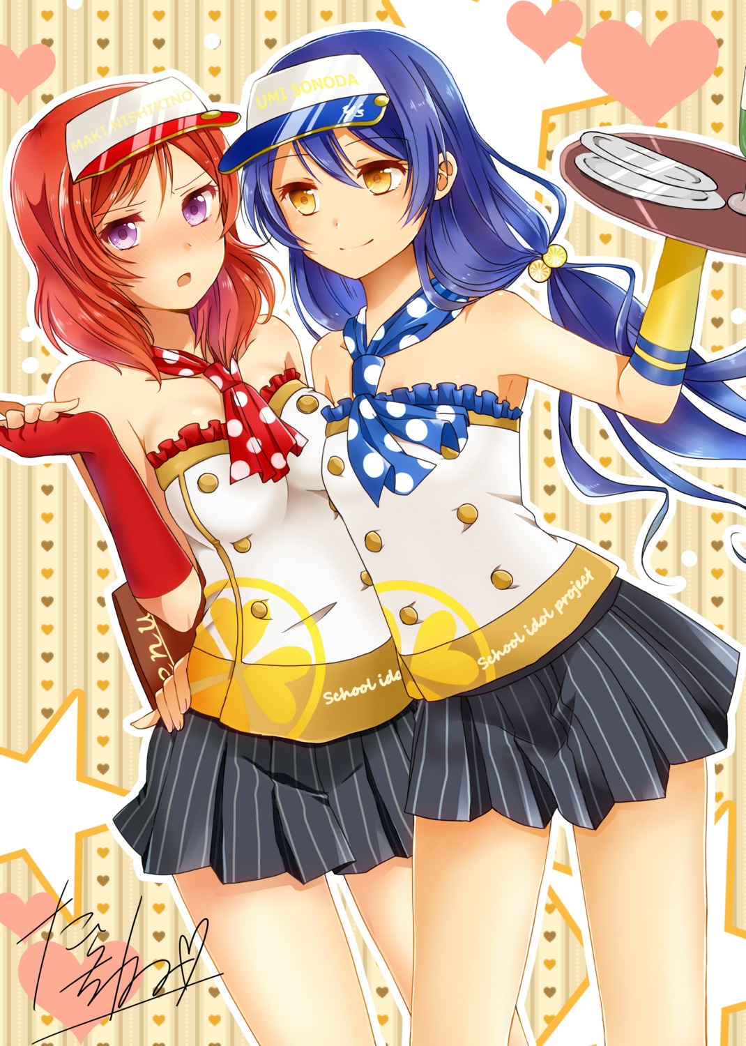 love_live!, love_live!_(series), nishikino_maki, sonoda_umi, tarachine