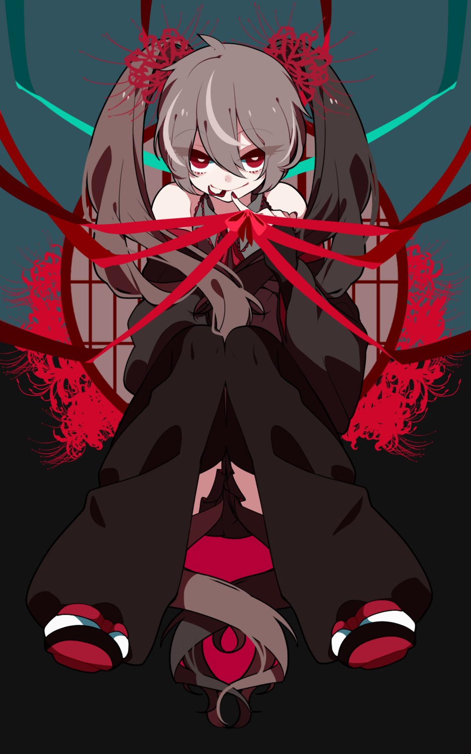 hatsune_miku, higanbana_miku, ponita, thighhighs, vocaloid