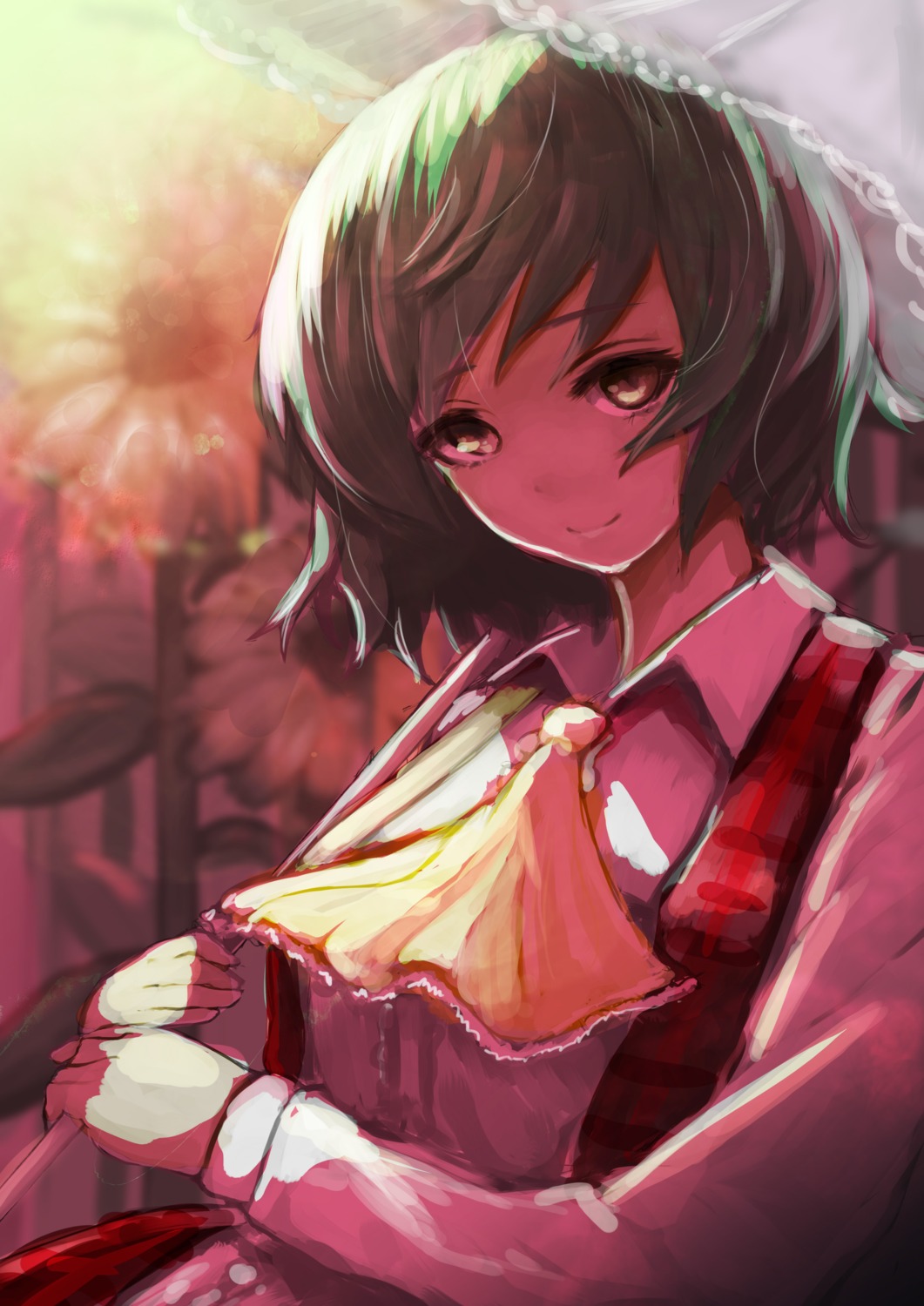kazami_yuuka, touhou, umbrella, watchi