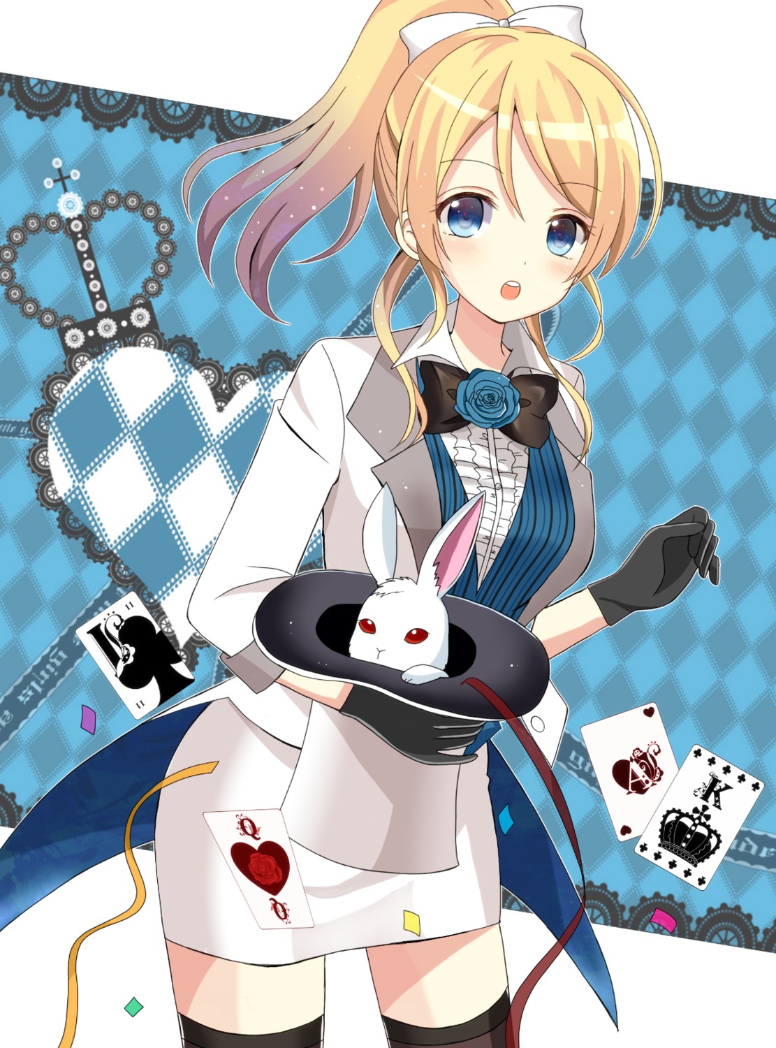 ayase_eli, love_live!, love_live!_(series), ryoutan, thighhighs