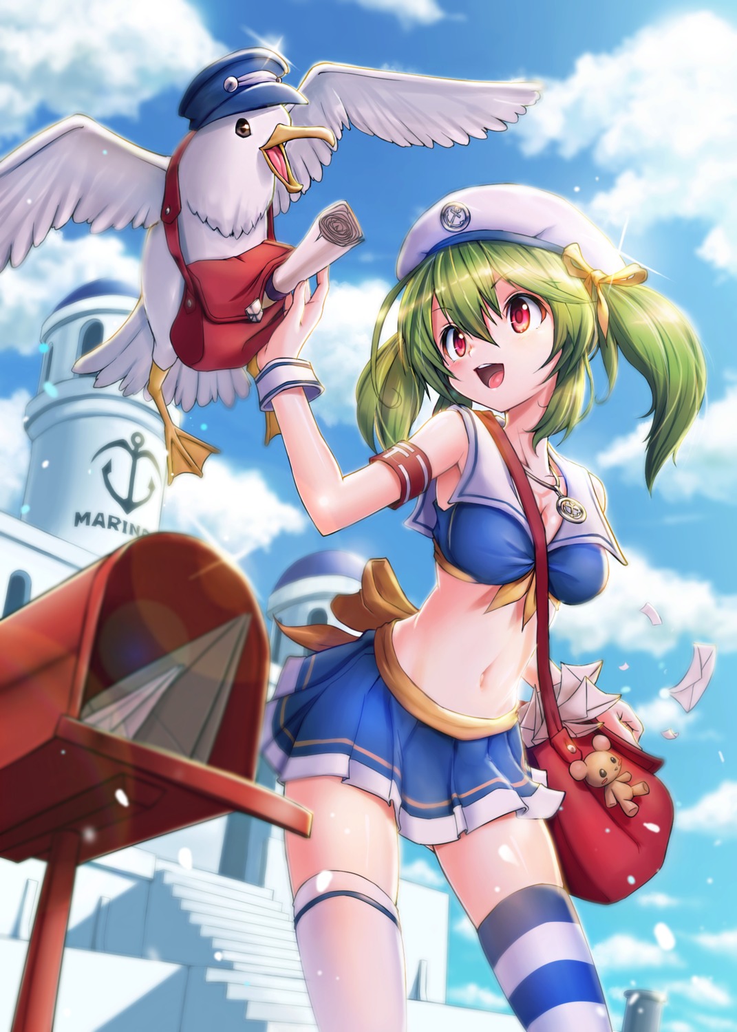 cleavage, ranken, thighhighs