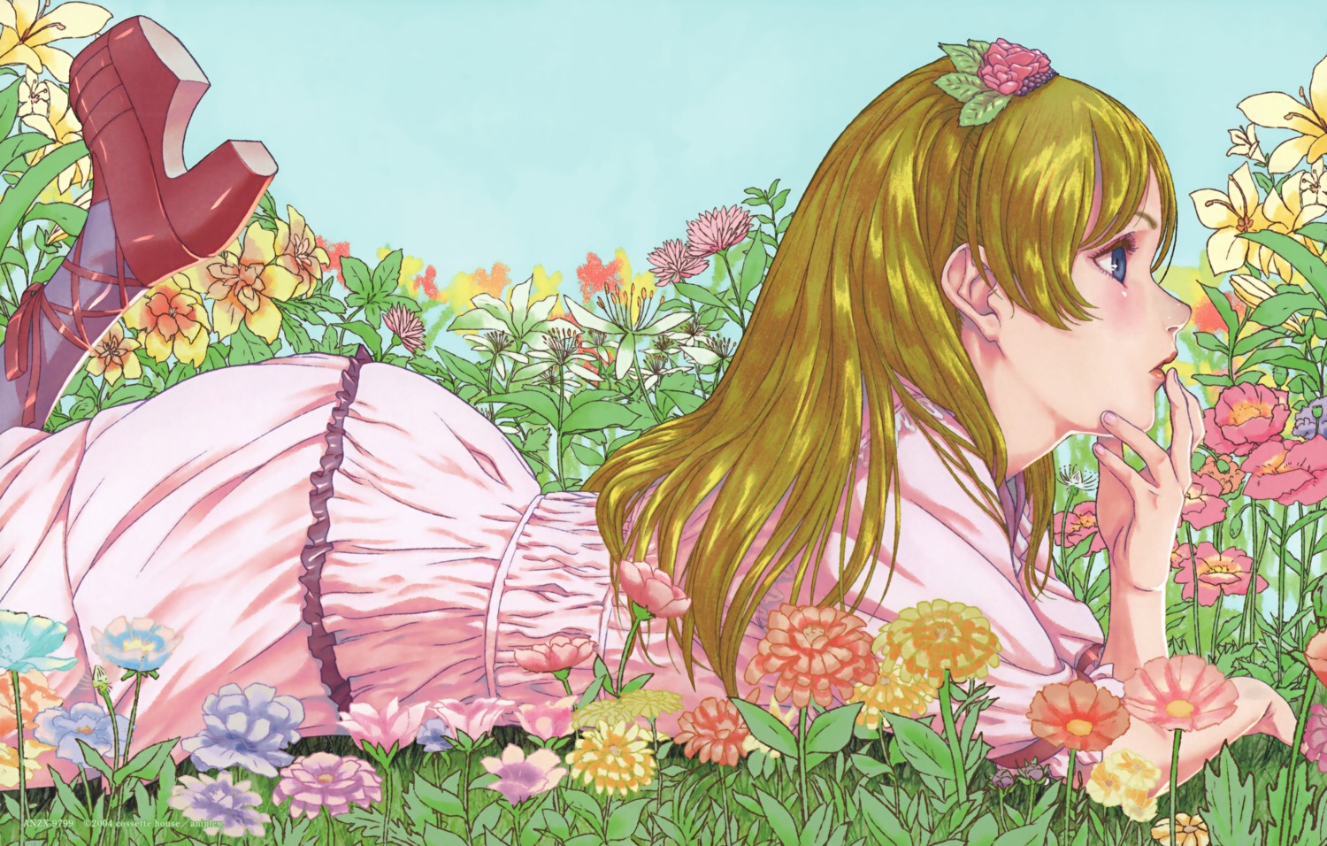 cosette_d'auvergne, dress, heels, katsura_asuka, le_portrait_de_petite_cosette, pantyhose