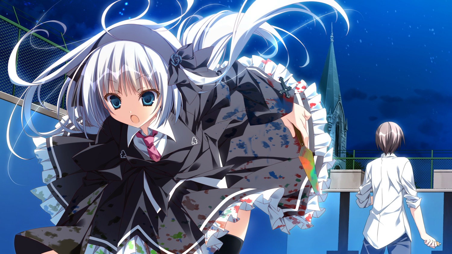 game_cg, inugami_kira, jpeg_artifacts, makura, sakura_no, sakura_no_uta, seifuku, sui_(sakura_no_uta), thighhighs