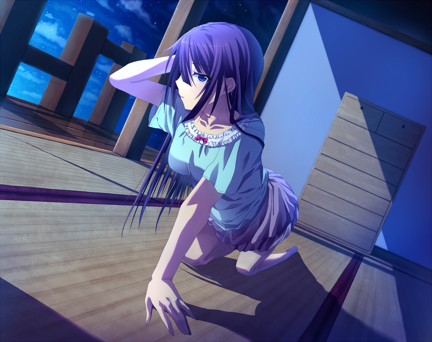 bakemonogatari, hikaru_kirara, monogatari_(series), nisemonogatari, senjougahara_hitagi