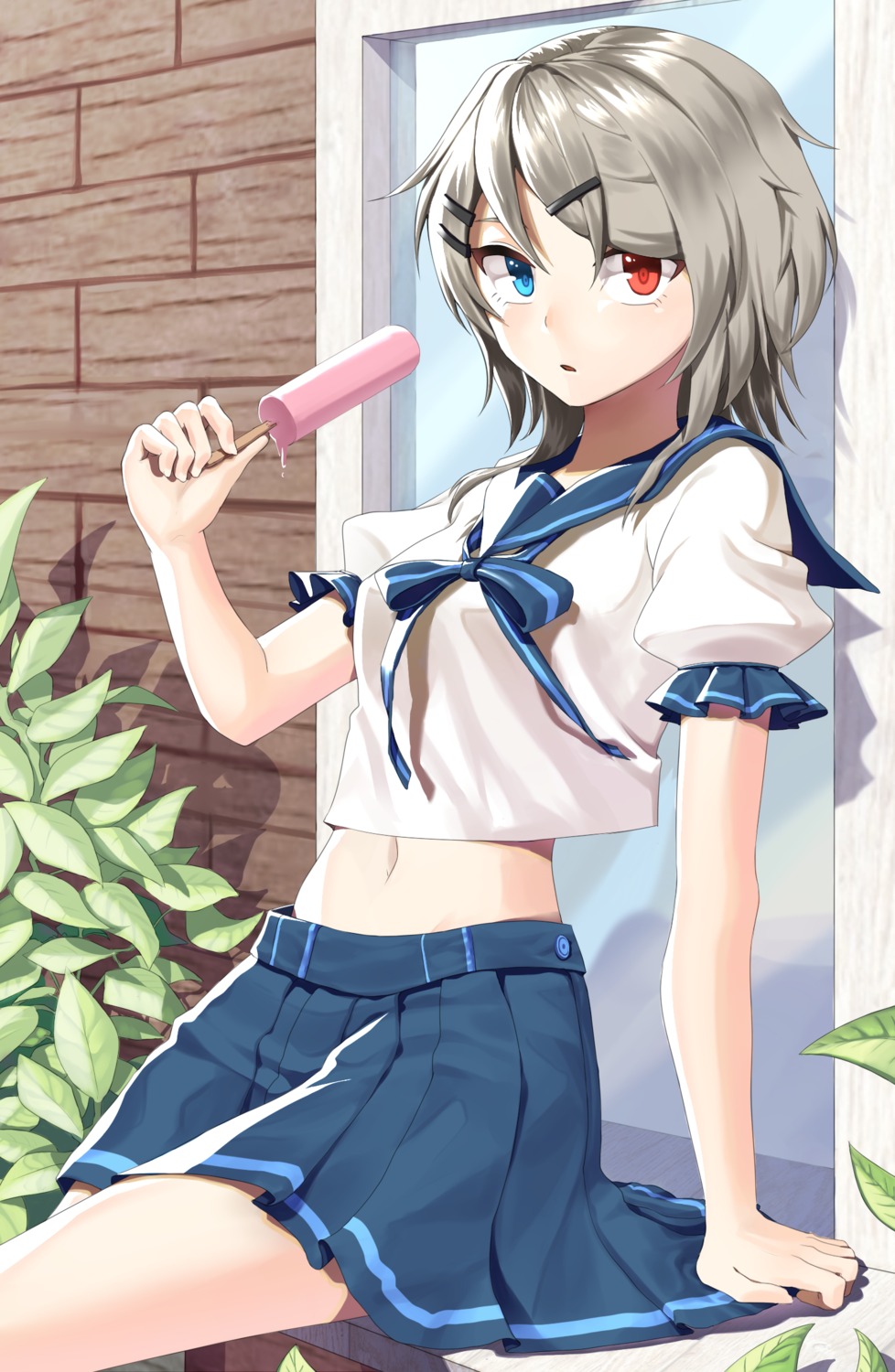 cika_k, heterochromia, iri_flina, seifuku, sword_girls