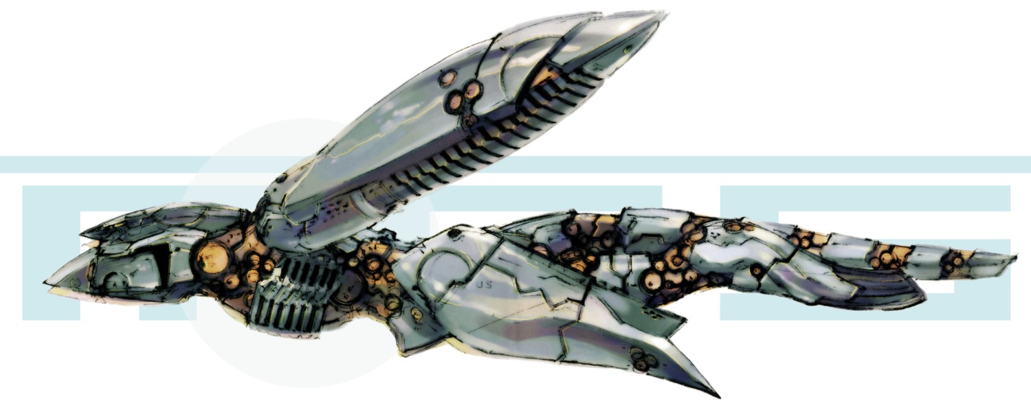 mecha, metal_gear, metal_gear_ray, metal_gear_solid, metal_gear_solid_2, shinkawa_yoji