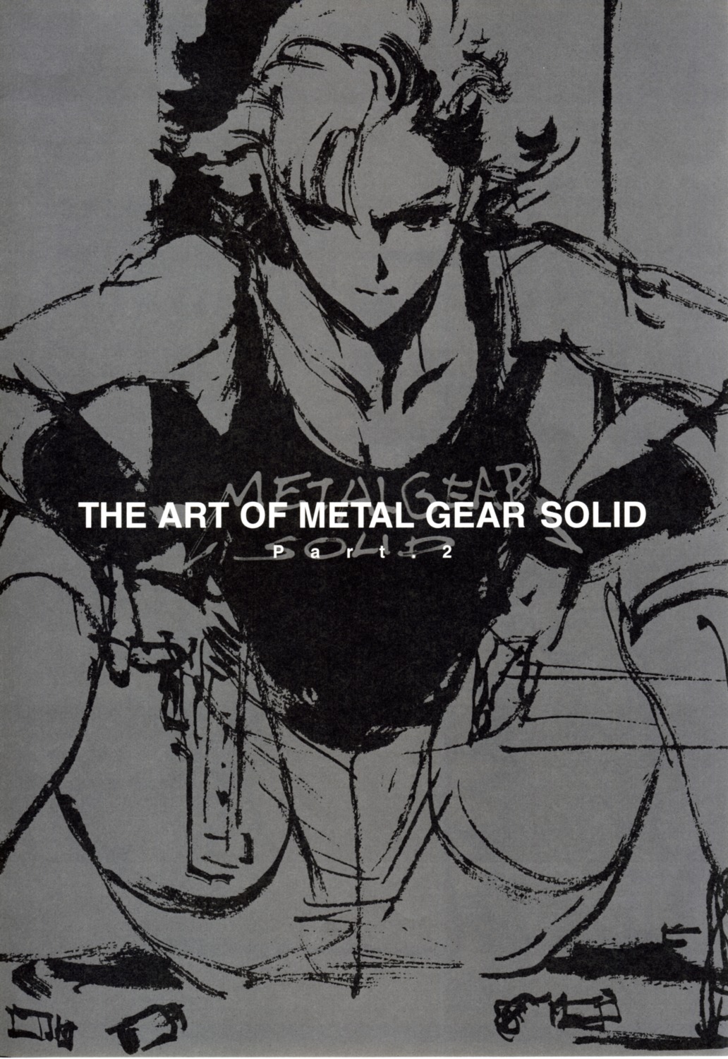 binding_discoloration, fixme, gun, konami, meryl_silverburgh, metal_gear, metal_gear_solid, monochrome, shinkawa_yoji, sketch