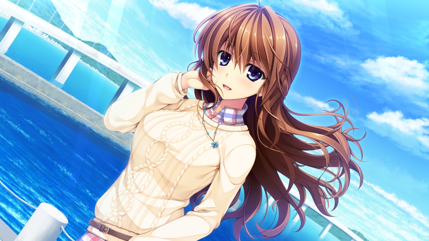 asami_asami, game_cg, hayase_chitose, hibiki_works, pretty_x_cation_2, sweater
