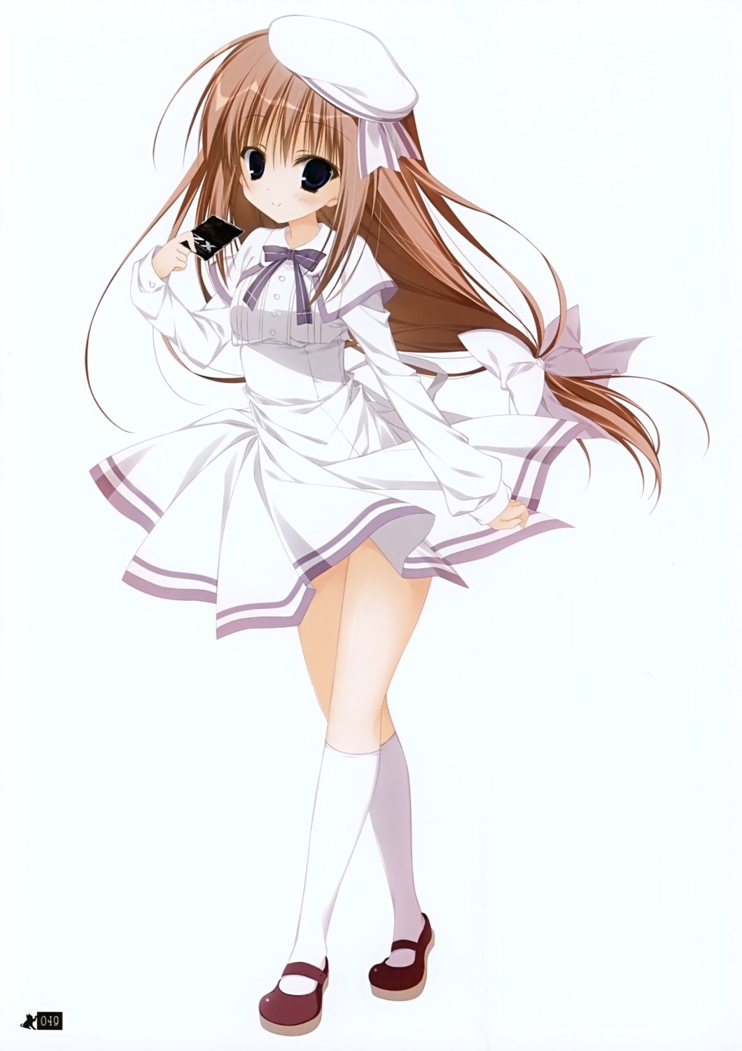 inugami_kira, kurashiki_sera, seifuku, stockings, thighhighs, z/x_zillions_of_enemy_x