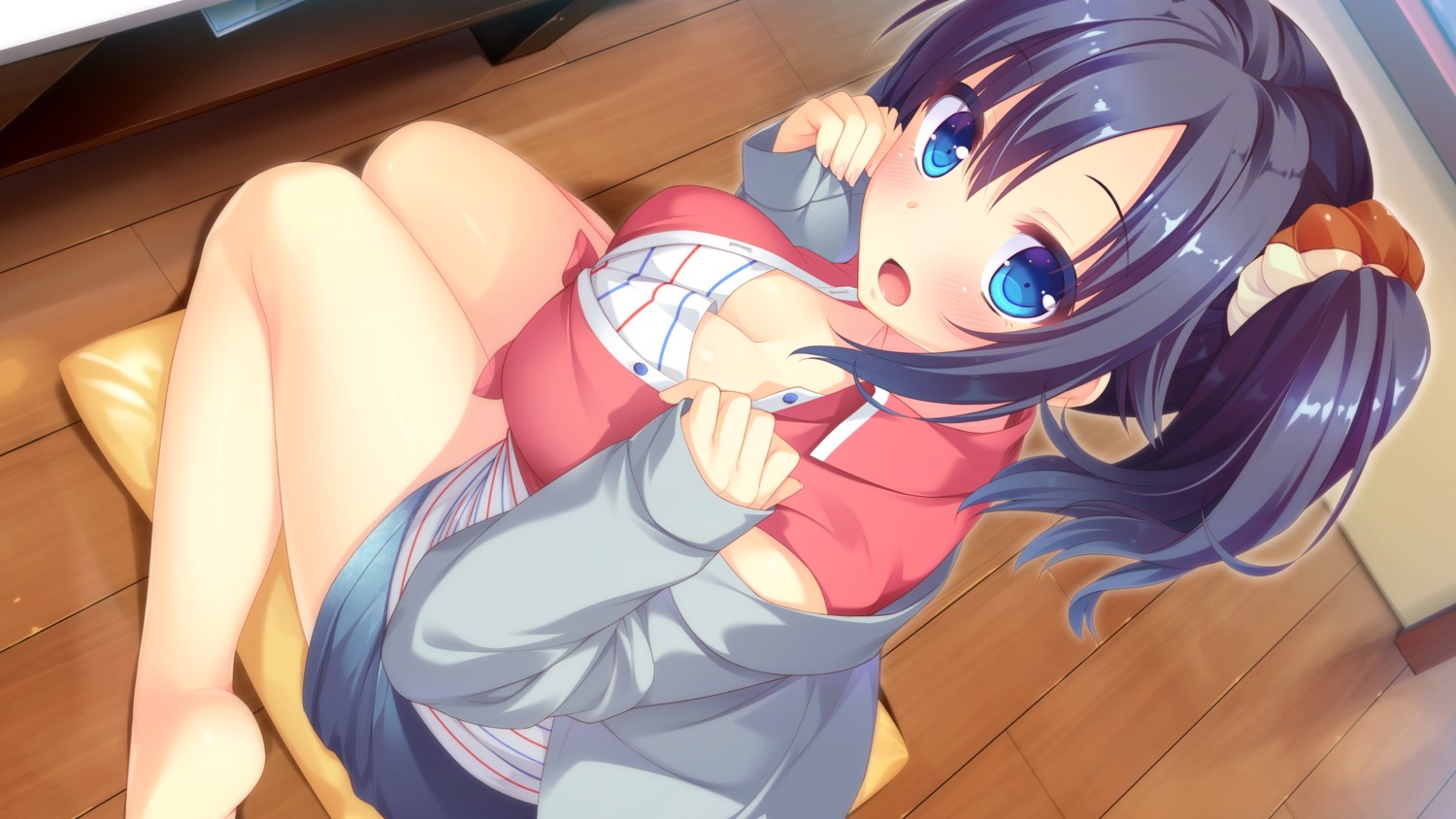 chuablesoft, cleavage, game_cg, goshogawara_yuuki, k-ko, watashi_ga_suki_nara_"suki"_tte_itte!