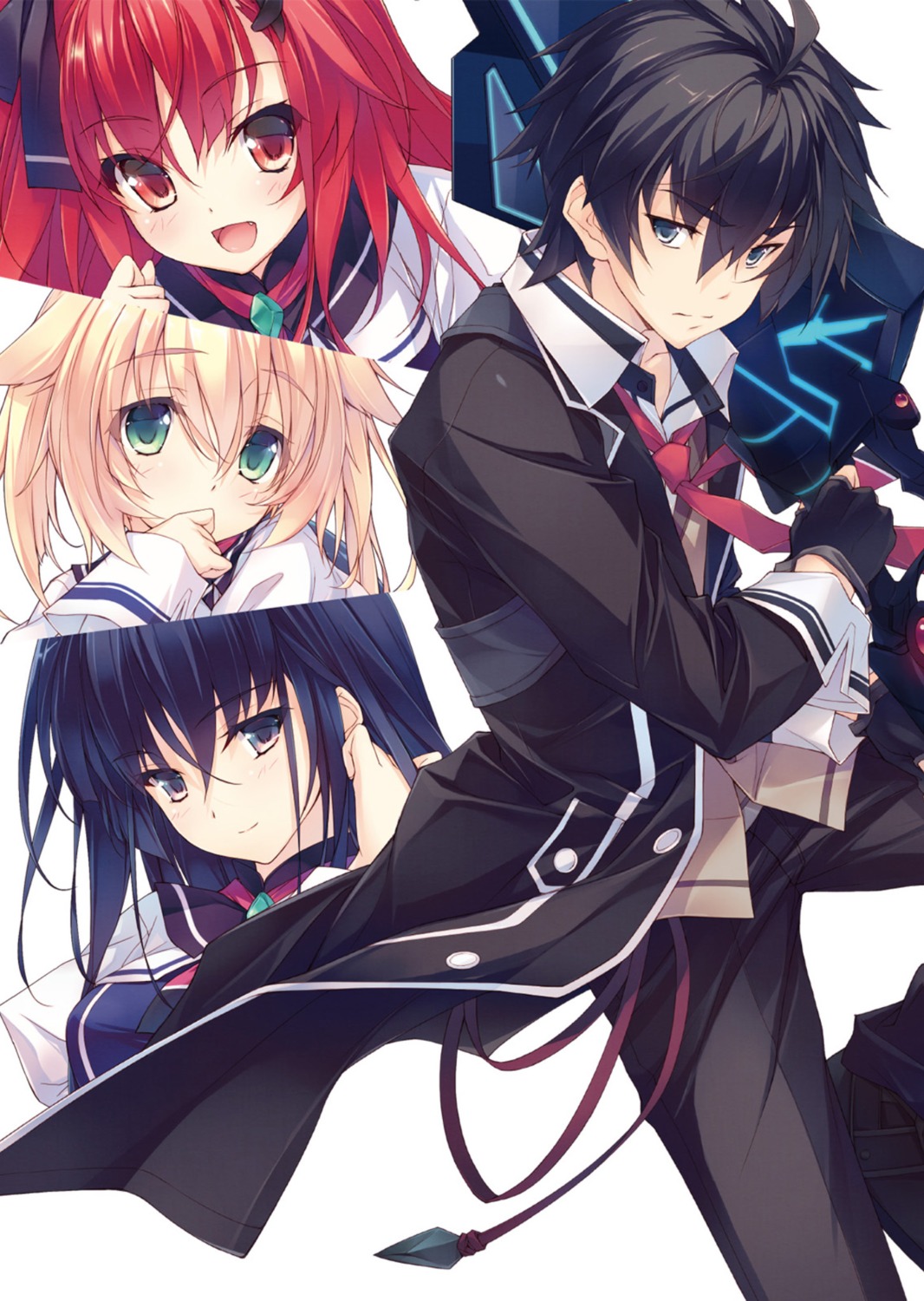 amami_mikihiro, kanata_age, kuusen_madoushi_kouhosei_no_kyoukan, lecty_eisenach, misora_whitale, rico_flamel, seifuku, sword