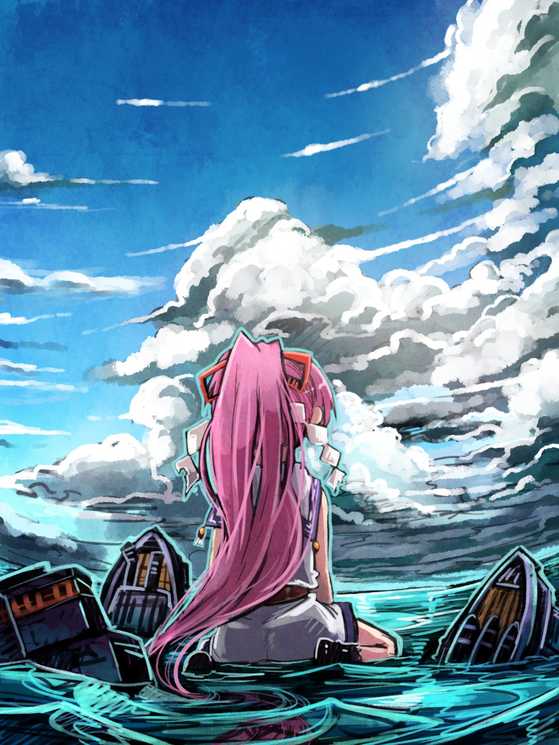 amagaeru_(hylathewet), ass, hatsuharu_(kancolle), kantai_collection, seifuku
