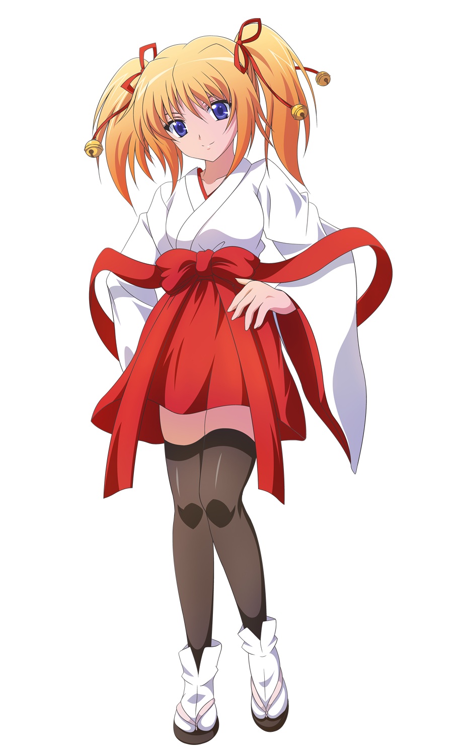 miko, night_wizard, over_drive, paerkuru, thighhighs, wave_ride