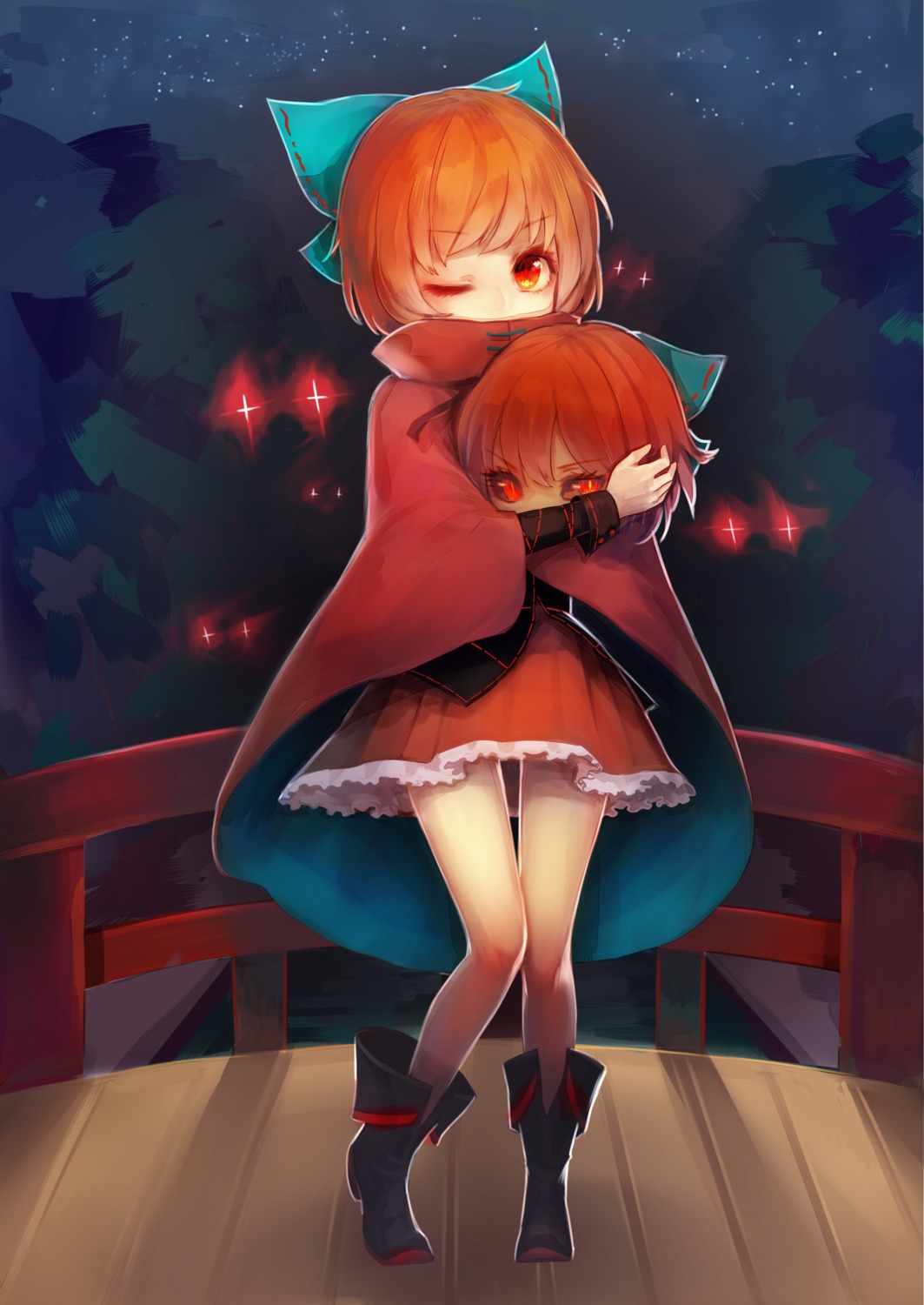 keemoringo, sekibanki, touhou