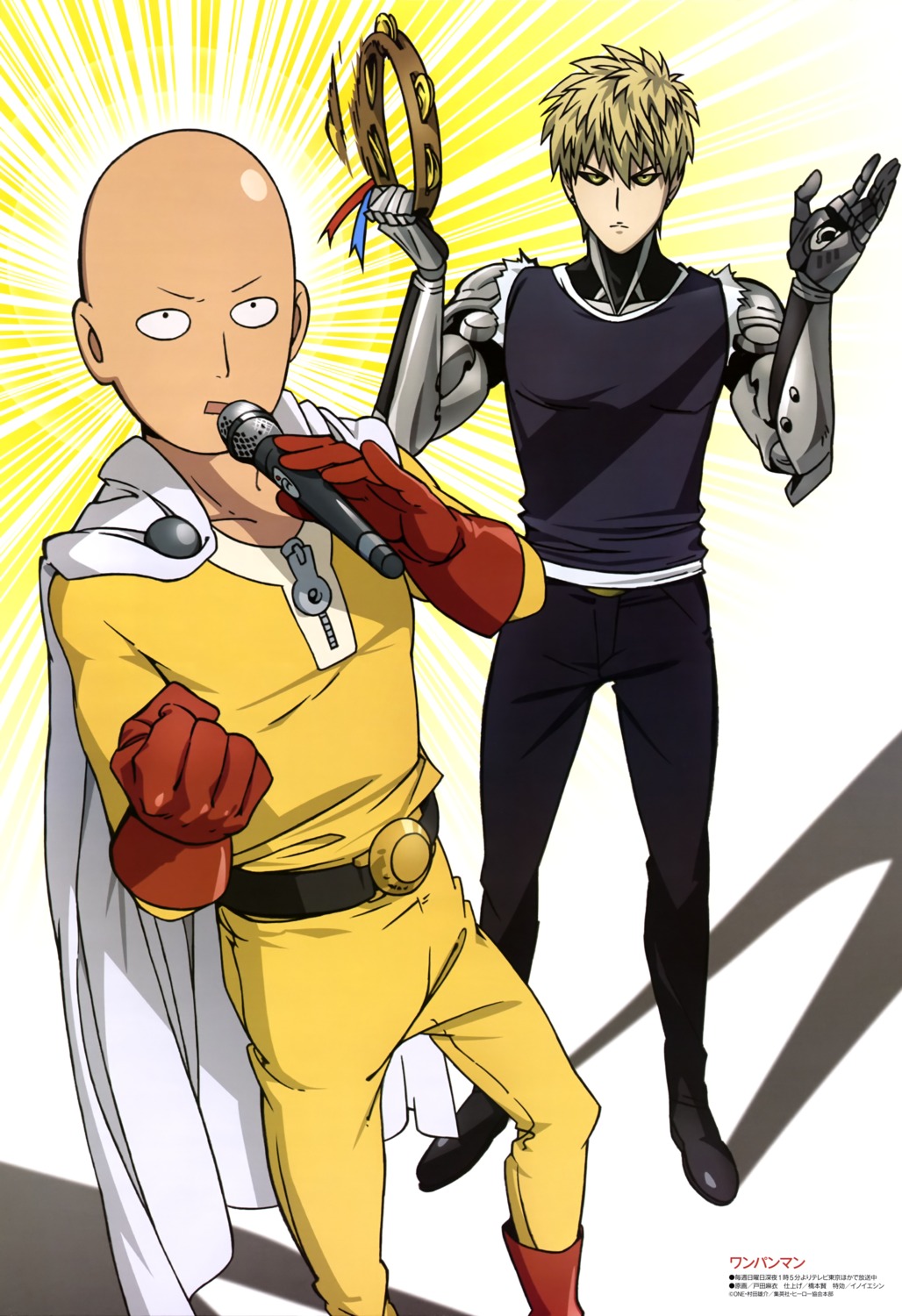 genos, male, one_punch_man, saitama, toda_mai