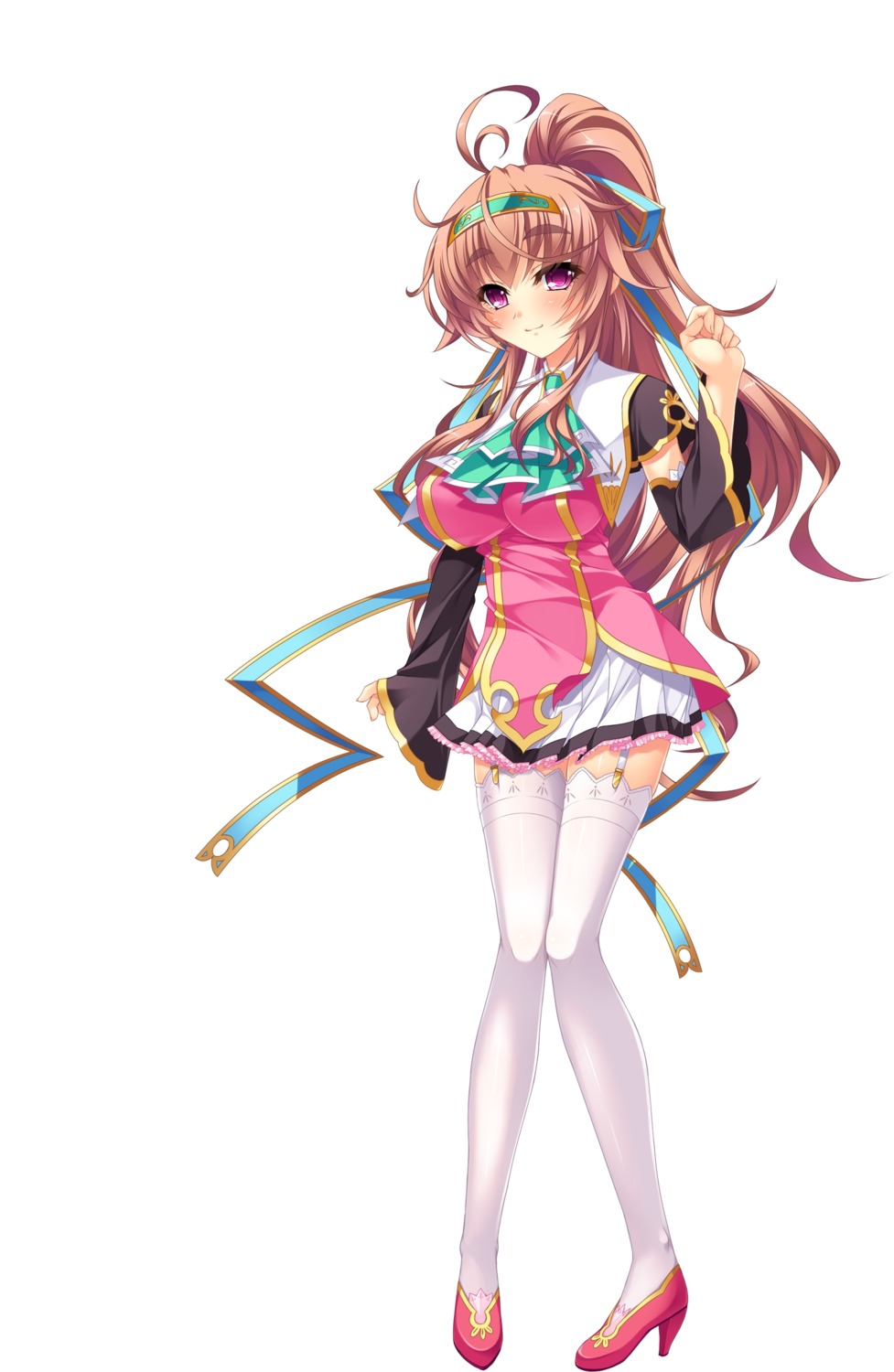 baseson, batetsu, heels, koihime_musou, stockings, thighhighs, yatsuha_kanan