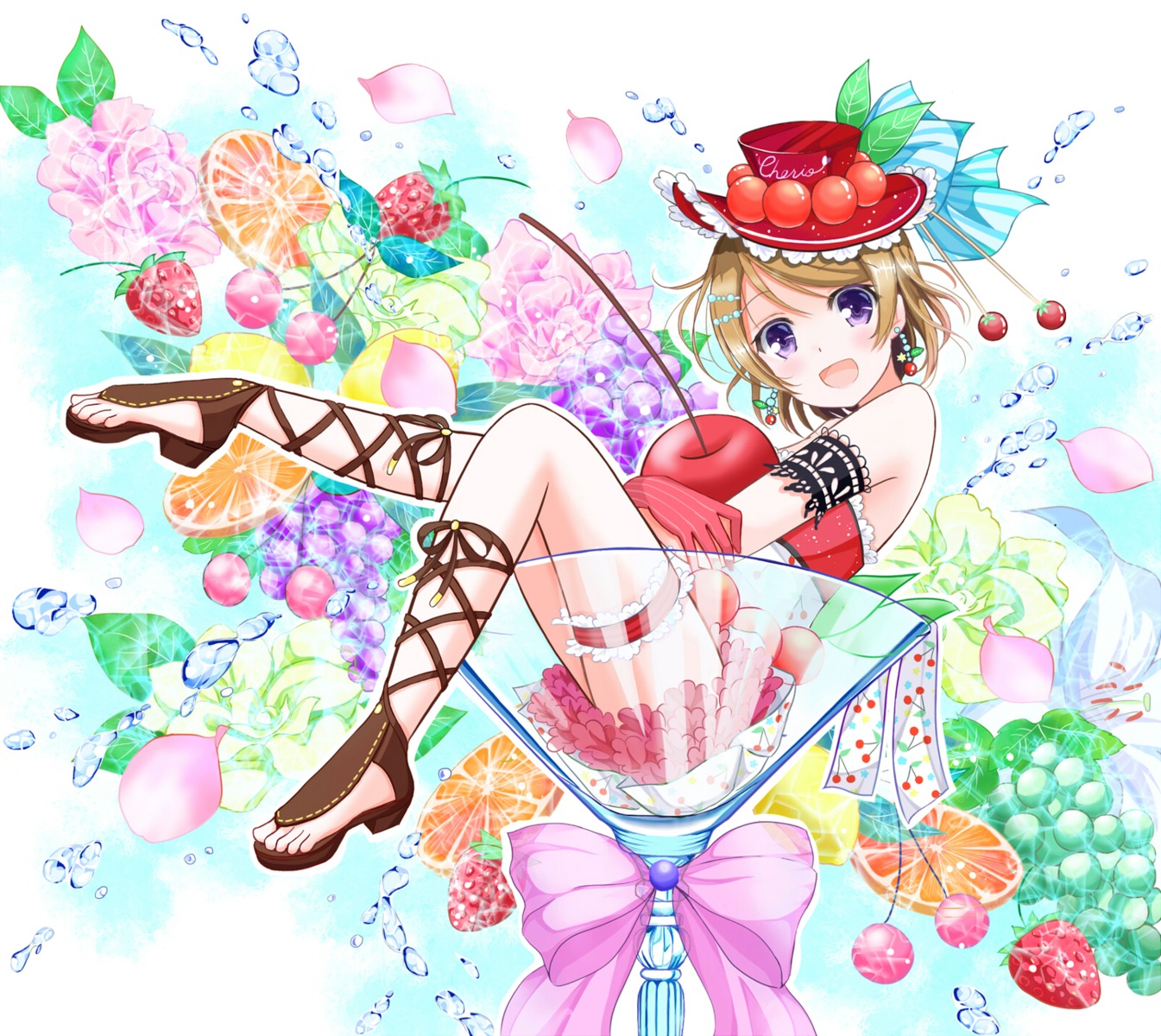 garter, koizumi_hanayo, love_live!, love_live!_(series), shino_(shinderera)