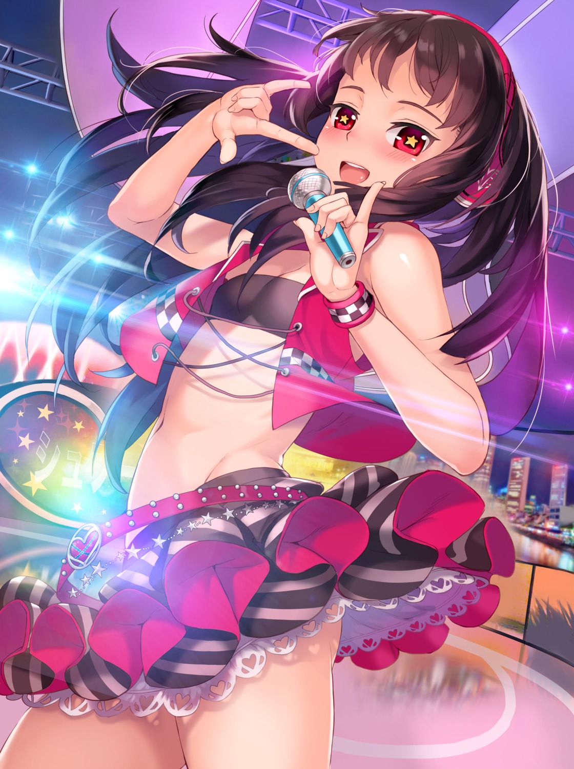 cleavage, gang_road_joker, open_shirt, xil