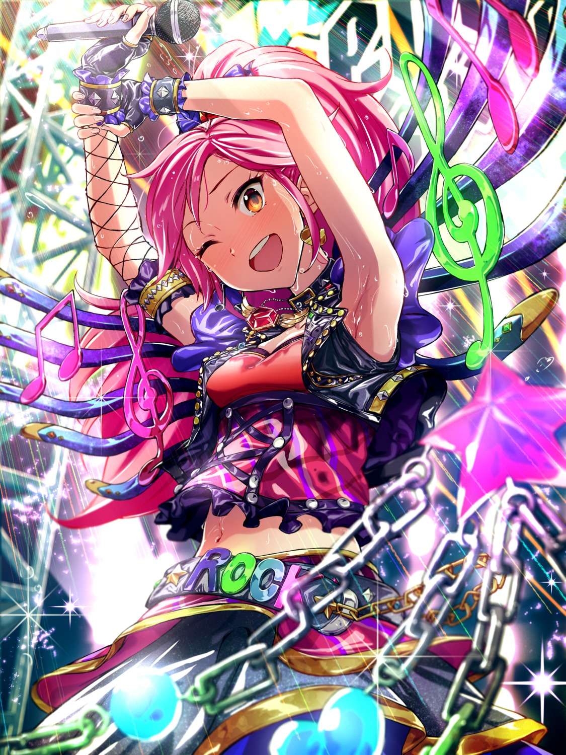 aikatsu!, fishnets, motoki_(hisano_motoki), otoshiro_seira, wet, wings