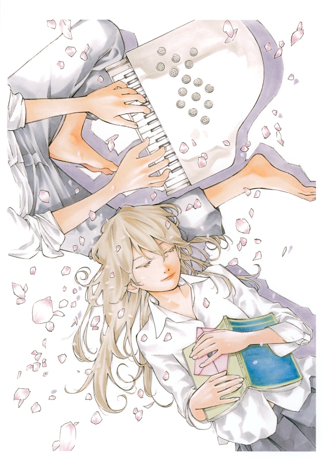 arakawa_naoshi, arima_kousei, dress_shirt, miyazono_kaori, shigatsu_wa_kimi_no_uso