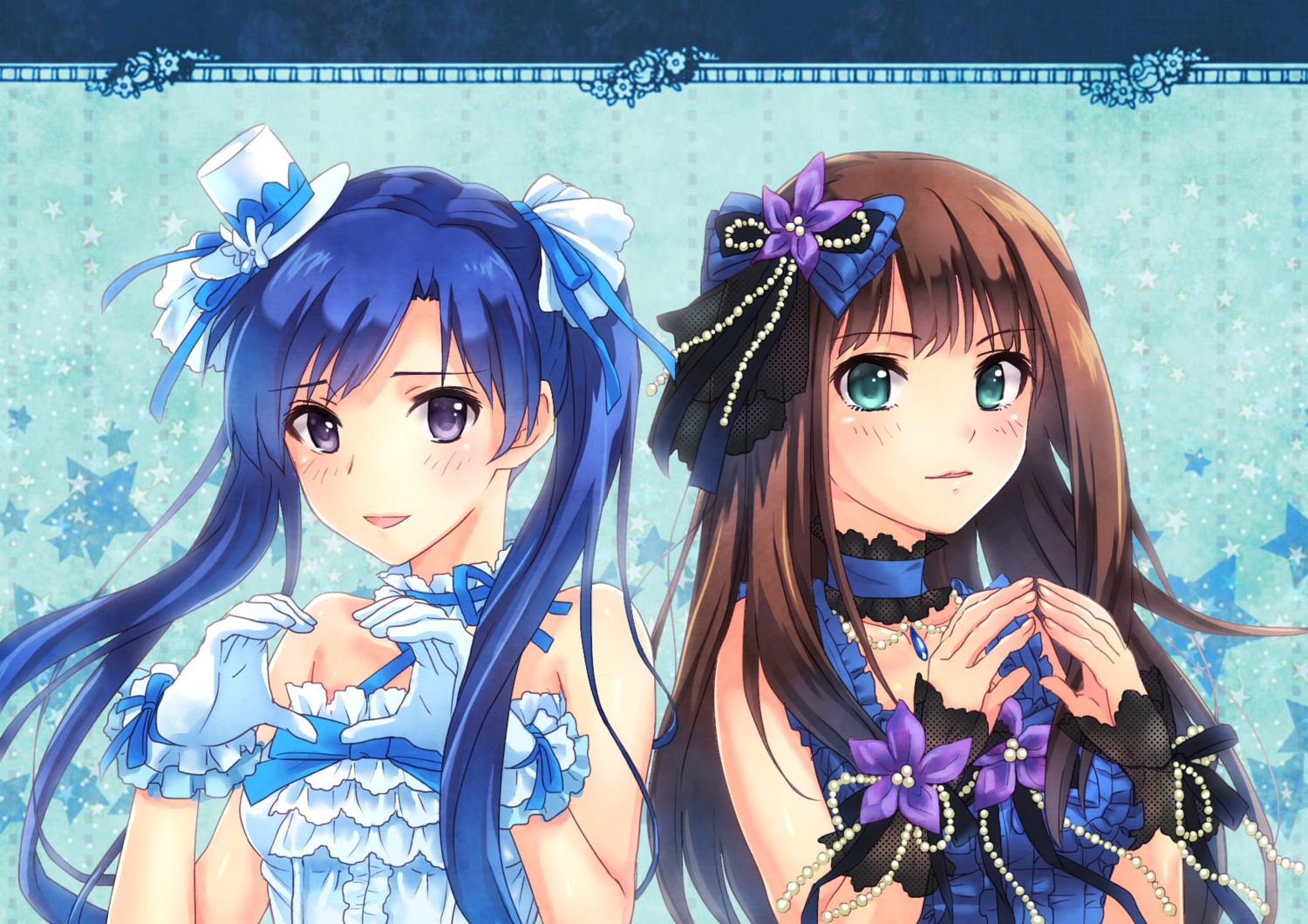kisaragi_chihaya, sato-pon, shibuya_rin, the_idolm@ster, the_idolm@ster_cinderella_girls