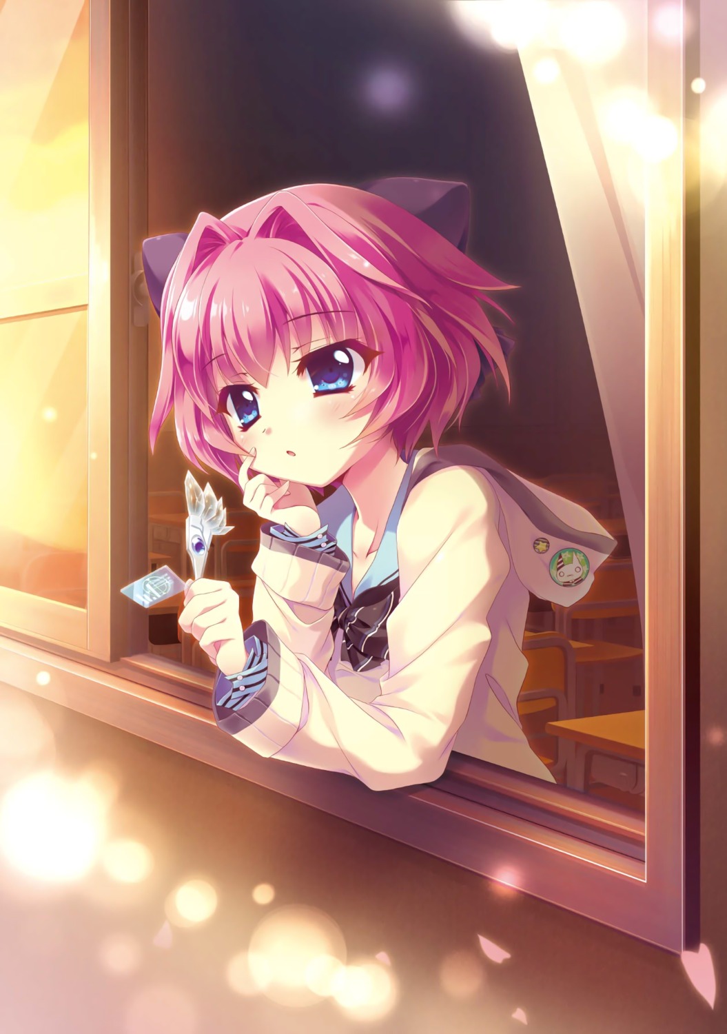 hiiragi_kae, izumi_tsubasu, re:stage!_project, seifuku, sweater