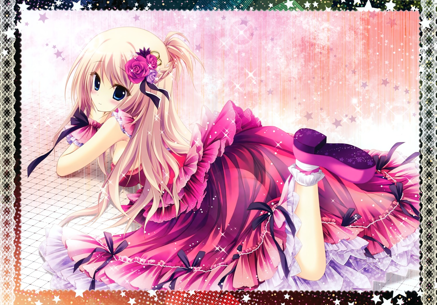 ame_zaiku, dress, fixed, pantsu, see_through, shiramori_yuse