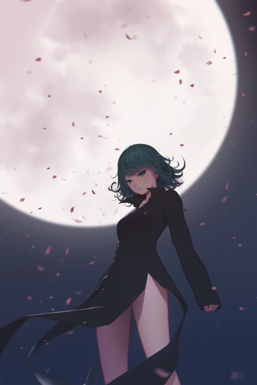 dress, maredoro, one_punch_man, tatsumaki_(one_punch_man)