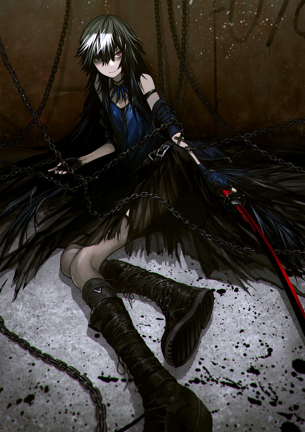 heterochromia, suzki00, sword