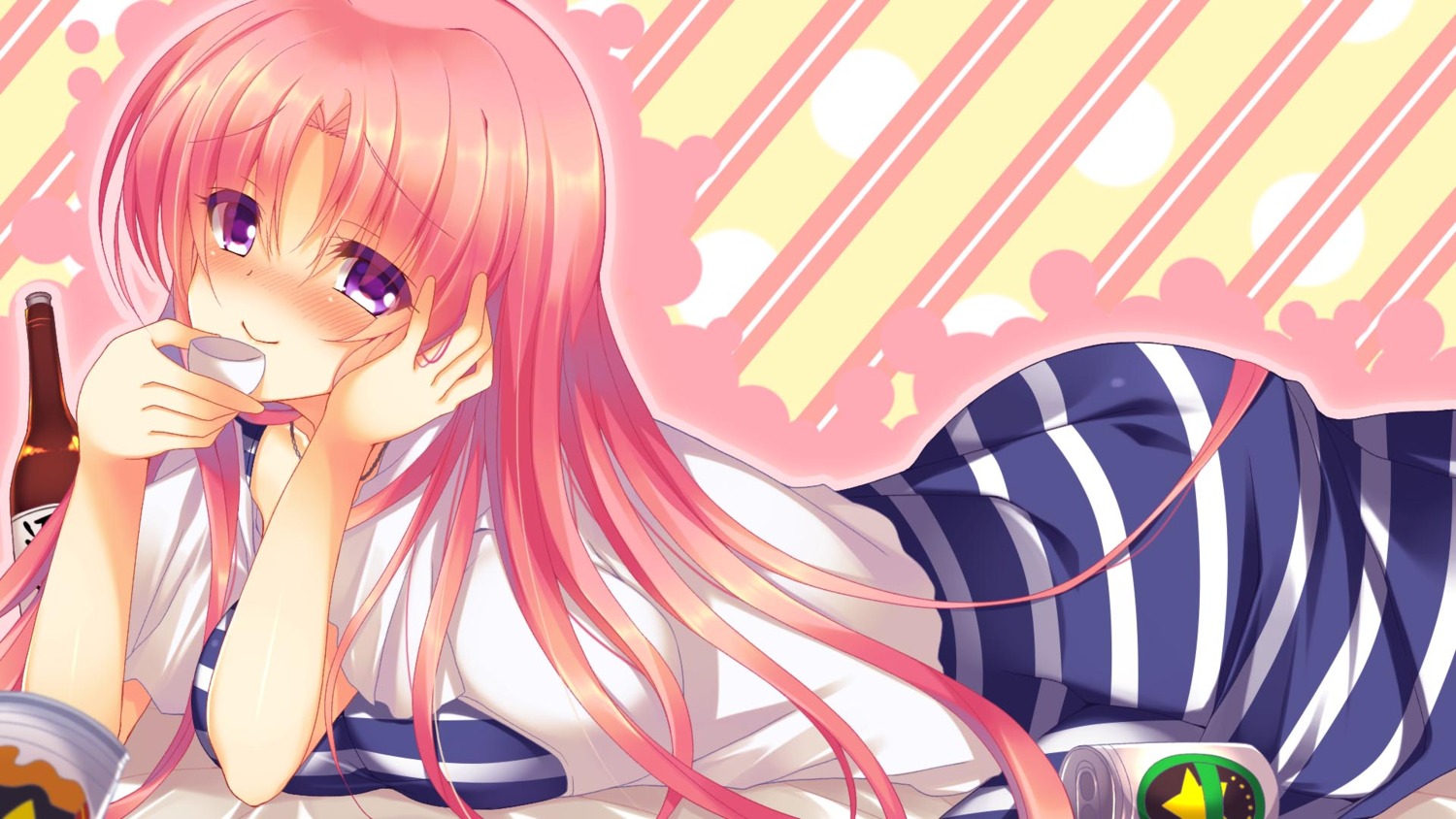 dress, naderebo!, suzunone_rena, tsubaki_amane, wallpaper