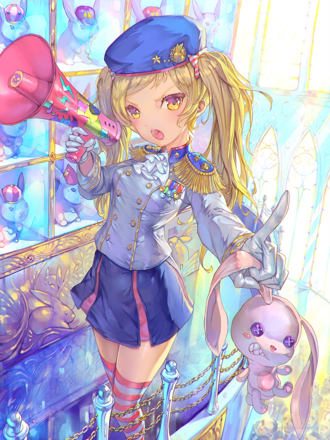 ozma_(ozmakku), thighhighs, uniform