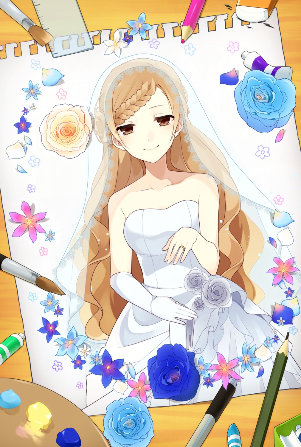 chisumi, dress, wedding_dress