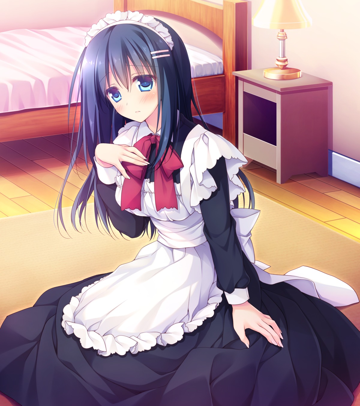 alcot_honeycomb, game_cg, hoshino_nagisa, kimi_no_tonari_de_koishiteru!, kimi_no_tonari_de_koishiteru!_~the_respective_happiness~, maid, motomiya_mitsuki