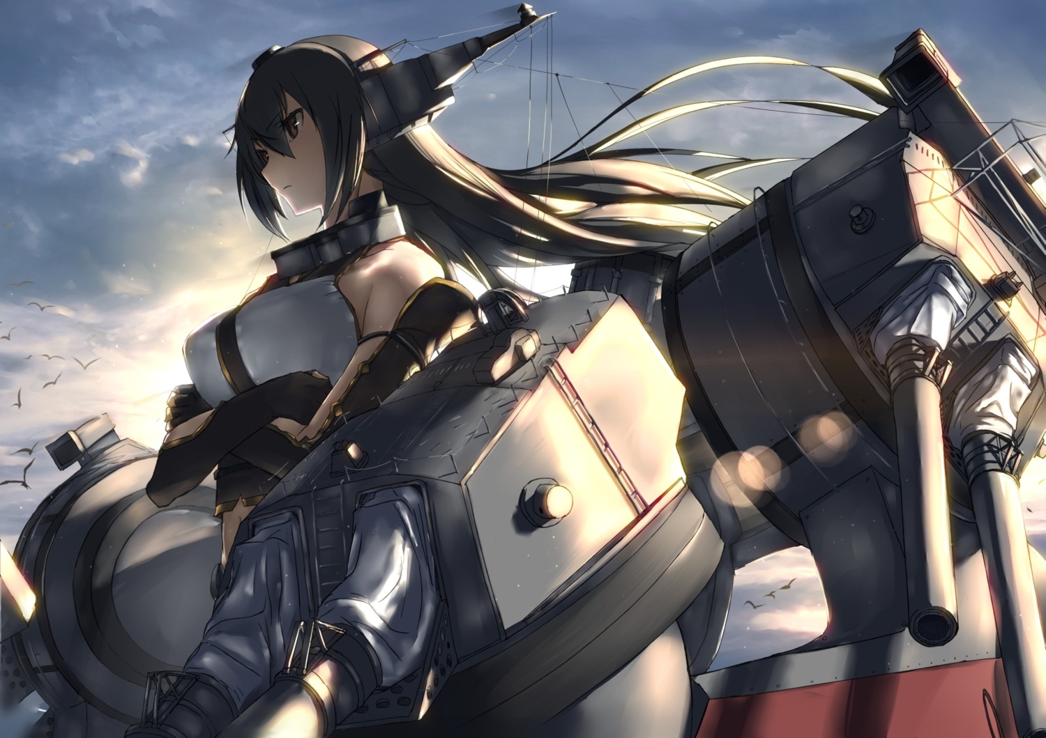 kantai_collection, nagato_(kancolle), tsuuhan