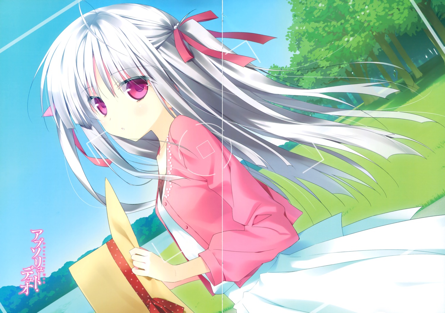 absolute_duo, asaba_yuu, dress, gap, open_shirt, yurie_sigtuna